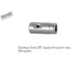 rvs 303 fitting end nozzle 3/8"