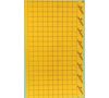 Signaalplaat droog geel 40 x 25 cm 250ds